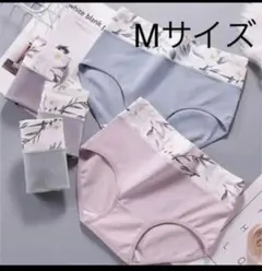 花柄 レディースショーツMサイズ高通気性と伸縮性 深ばき4枚セット新品