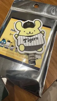 阪神タイガース　サンリオキャラクターズ　シークレット前髪クリップ　ポムポムプリン