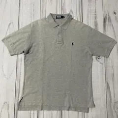 POLO by Ralph Lauren ポロシャツ グレー ワンポイント L