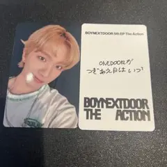 boynextdoor ウナク TheAction HMV ラキドロ トレカ