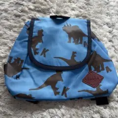 hakka 恐竜柄 リュック 青