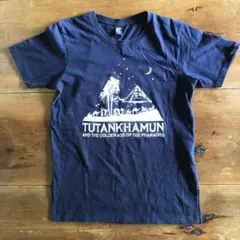 Tシャツ グラニフ ピラミッド エジプト ファラオ ツタンカーメン 紺 ネイビーのサムネイル