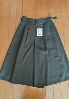 HUMANWOMAN グレー ワイドパンツ キュロット