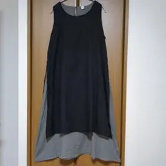 チチカカ　美品　h.B 二枚重ね　ロングワンピ　エスニック　スカート