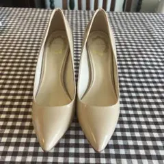 ベージュ　エナメル　ピンヒール お値下げ中