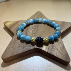 天然石ラリマーブレスレット