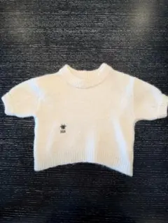 ビー刺繍】DIOR / ショートスリーブ セーター ウール 黒 ニット bee