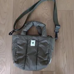 【ルコックスポルティフ】ボンディングショルダートートバッグ カーキ