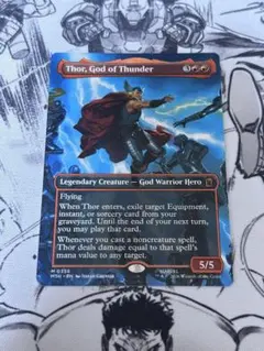 雷神、ソー/Thor, God of Thunder MTG マーベル 日本語版 - メルカリ