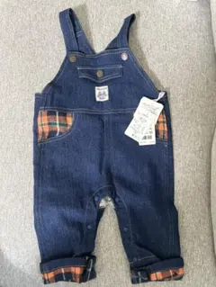 デニム サロペット チェック柄のサムネイル
