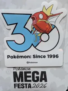 0129 コイキング ポケモン 30周年 メガフェスタ ホログラム ステッカー