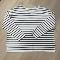 LEPSIM 長袖ストライプTシャツ　フリーサイズ　ボーダーTシャツ