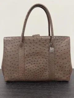 ★JRA認定★本革オーストリッチバッグ 高級感漂う逸品！