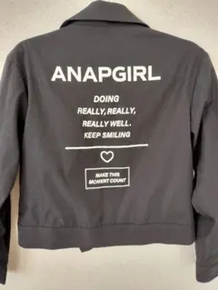 ANAPGIRL ライダースジャケット ブラック Sのサムネイル