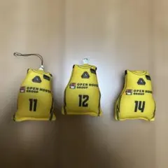 バスケットボールファングッズ イエロー 11, 12, 14