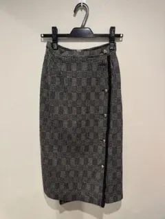 SPACE PLAN チェック柄タイトスカート