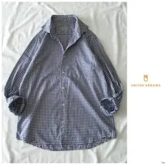 ◯ユナイテッドアローズ【洗える】ギンガムチェック シャツ ブラウス