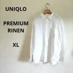 UNIQLO　ユニクロ　PREMIUM　linen　リネンシャツ　XL
