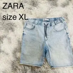 ZARA ザラ　デニム　ショートパンツ　ハーフパンツ　半ズボン　XL