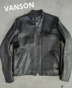VANSON TALONジップライダースシングルモデルB　90s