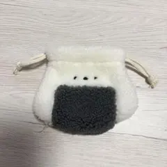 コウペンちゃん はなまる米 おにぎり巾着ポーチ 邪エナガさん シマエナガ