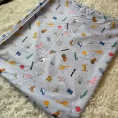 【美品】【匿名発送】HI! MY ZOO 敷き布団カバー セミダブル　アニマル柄