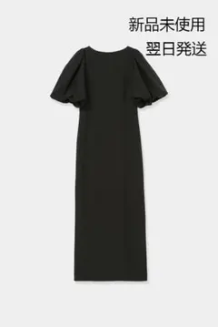 louren puff sleeve pencil dress - メルカリ