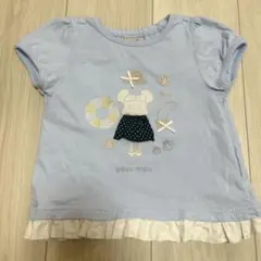 プティマイン 半袖 トップス Tシャツ カットソー ベビー 90