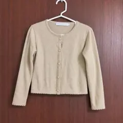 ベージュ カーディガン 110cm