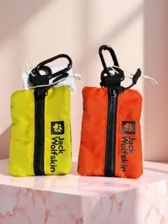 Jack Wolfskin カラビナ付きアウトドアポーチ 2個セット