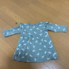 PETIT BATEAU 動物柄 ワンピース 12m