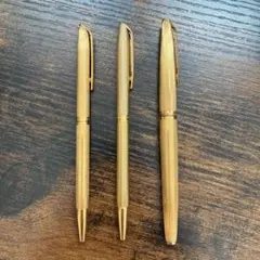 WATERMAN ボールペン シャーペンセット 銀メッキ フランス製 未使用