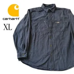 B*4様 希少XL★Carhartt カーハート ダック生地 長袖シャツ シャツ