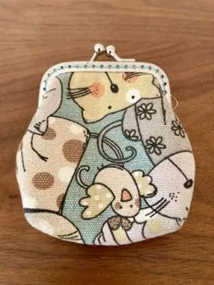 ネコ柄 コインケース 小物入れ