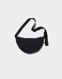 ユニクロ　ラウンドミニショルダーバッグ　ブラック