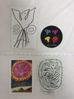 sekai no owari ステッカー　4枚セット