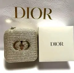 Dior ゴールドラメポーチ 星型チャーム付き