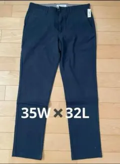チノパン 防シワ加工 メンズ　ズボン　Amazonサイズ　35w 32l