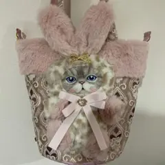 あ*き様 コヤンイサムチョン　うさぎルミちゃん円底バケツトートバッグ