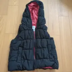 ブランシェスRADCHAP 中綿ベスト ブラック 110cm