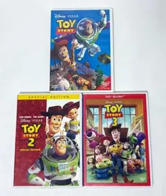 トイ・ストーリー 1 2 3 DVD セル品 3巻セット ディズニー映画