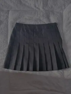 学生 制服 ミニ丈 プリーツスカート 黒　フリーサイズ　高校生