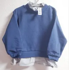 【BEAMS mini】トレーナー 100 ネイビー