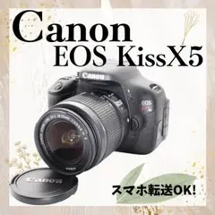 ✨スマホ転送可✨Canon EOS Kiss X5レンズセット キヤノン Canon EOS kiss X5 レンズセット 動画撮影 SDカード