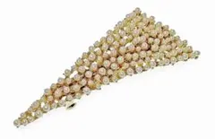 バレッタ トライアングル　パール  三角 165277