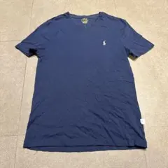 Polo Ralph Lauren 半袖　tシャツ　紺　ネイビー　Vネック　S