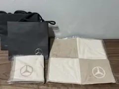 【新品未使用】メルセデスベンツ　ミニタオル　２枚　日本製のサムネイル