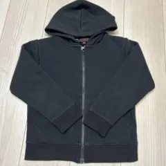 パーカー 120 黒　裏起毛