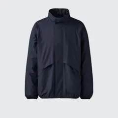 [新品]UNIQLO C ライトウェイトスタンドブルゾン ネイビー xs