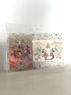 東京ディズニーリゾート　 40周年記念 ポストカード 2枚セット　ディズニー